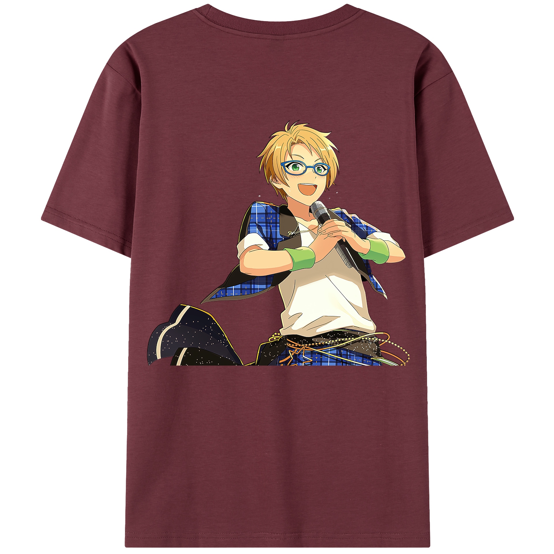 （画像用） あんさんぶるスターズ! Ensemble Stars 綿100％半袖Tシャツ（背面プリント）